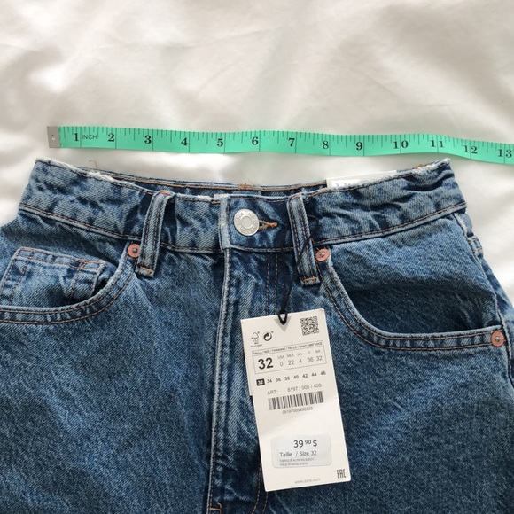 Zara mom fit denim shorts - Picture 4 of 8